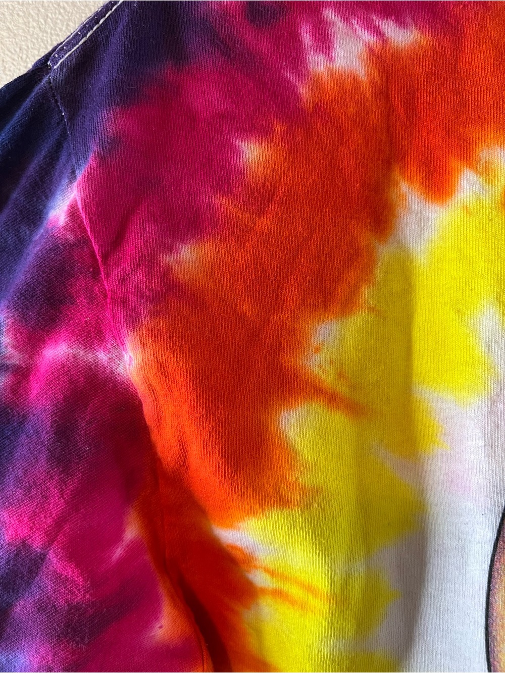 Liquid Blue Grateful Dead “Space Your Face” Long Sleeve Tie Dye T-shirt RARE - Picture 4 of 9